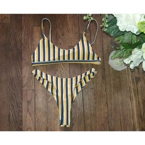 Yellow Thong Bikini